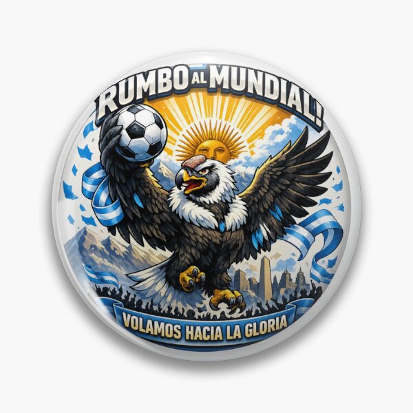 Item preview, Argentina Eagle World Cup Pride designed and sold by Retro Arabica.