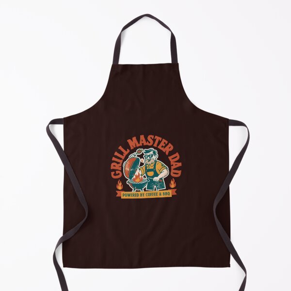 Item preview, Grill Master Dad Shirt - Funny Father's Day Gift for BBQ Lovers - Powered by Coffee and BBQ designed and sold by ThreadVibeGo.