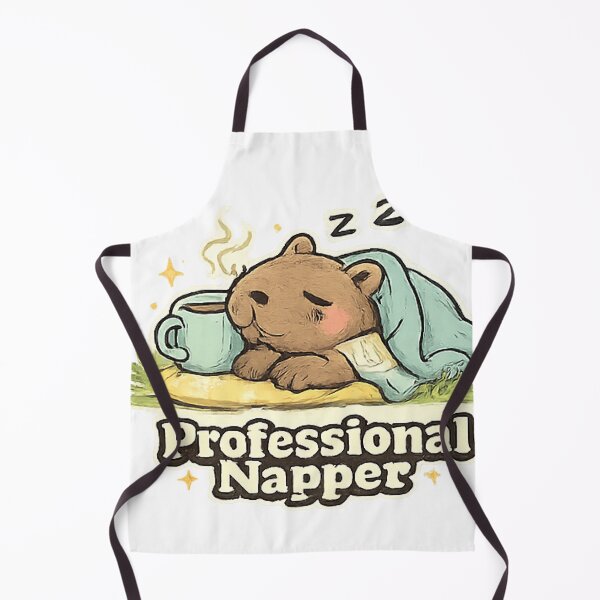 Item preview, Professional Napper Funny Cute Capybara designed and sold by Northline Creative.