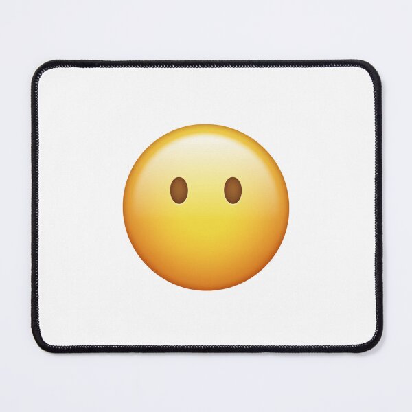 Item preview, Mouthless Emoji Speechless Silent Blank Mood designed and sold by Tom-Riley.