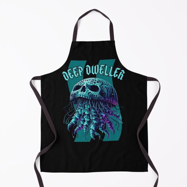 Item preview, Neon Gothic Jellyfish Skull Monstrosity designed and sold by Szpaku desart .