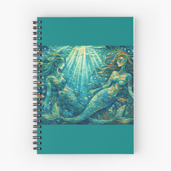 Item preview, Colorful Mermaids in Underwater World designed and sold by cuprum.