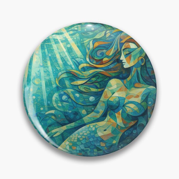 Item preview, Colorful Mermaids in Underwater World designed and sold by cuprum.