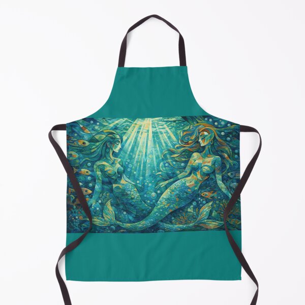 Item preview, Colorful Mermaids in Underwater World designed and sold by cuprum.