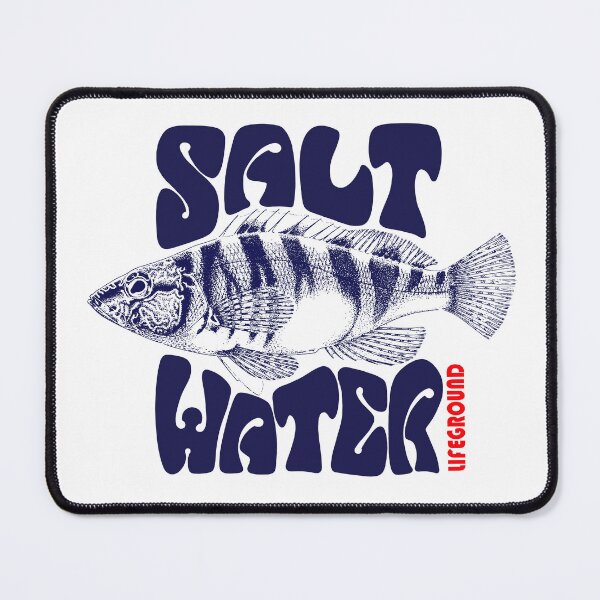 Item preview, Salt Water Retro Surf & Ocean Conservation - Vintage Painted Comber designed and sold by Alien-Theory.