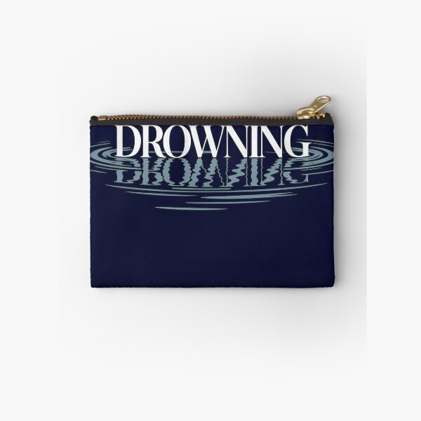 Item preview, Drowning Reflective Water Typography Dark Ocean Aesthetic designed and sold by Meivelle.