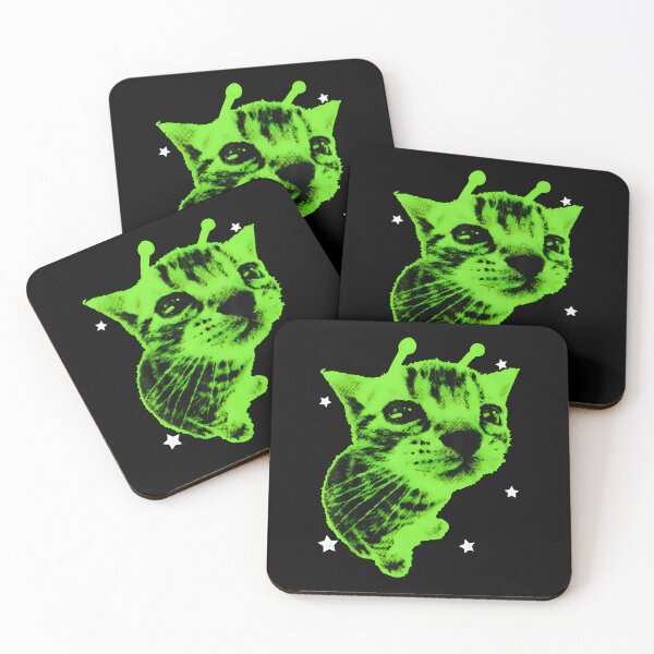 Item preview, Y2K Alien Cat Meme Retro Silly Cat Vintage Space Kitty Funny designed and sold by siennalabeoo.