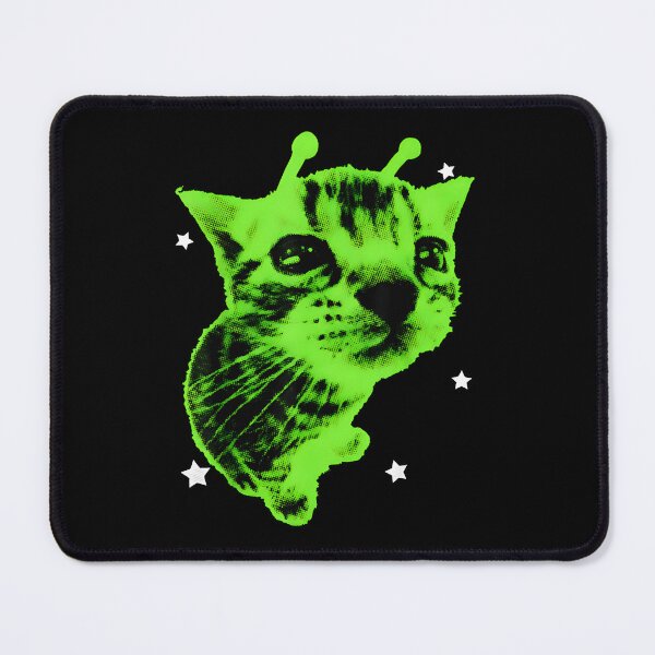Item preview, Y2K Alien Cat Meme Retro Silly Cat Vintage Space Kitty Funny designed and sold by siennalabeoo.