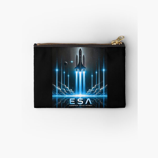 Item preview, European Space Agency Inspired Retro Space Exploration Emblem Design designed and sold by TEEJAMBOREE.
