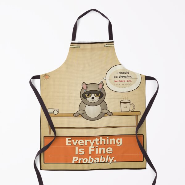 Item preview, Everything Is Fine Probably Raccoon Meme Shirt designed and sold by amol9999.