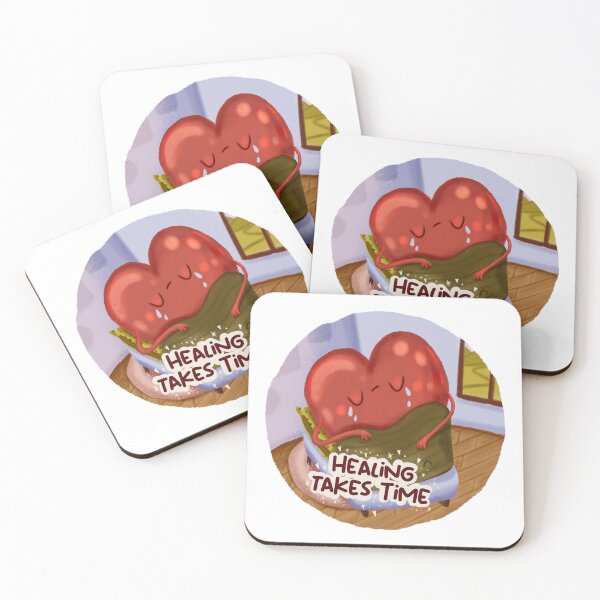 Item preview, Healing Takes Time Heart designed and sold by Vuckovicdraws.