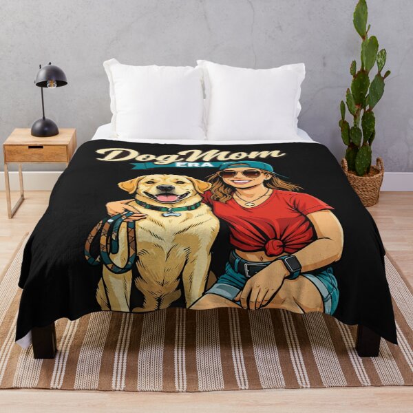 Item preview, Happy Dog Owner Era Cartoon Illustration designed and sold by Tsugraf Designs.