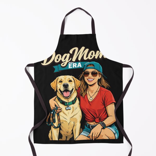 Item preview, Happy Dog Owner Era Cartoon Illustration designed and sold by Tsugraf Designs.