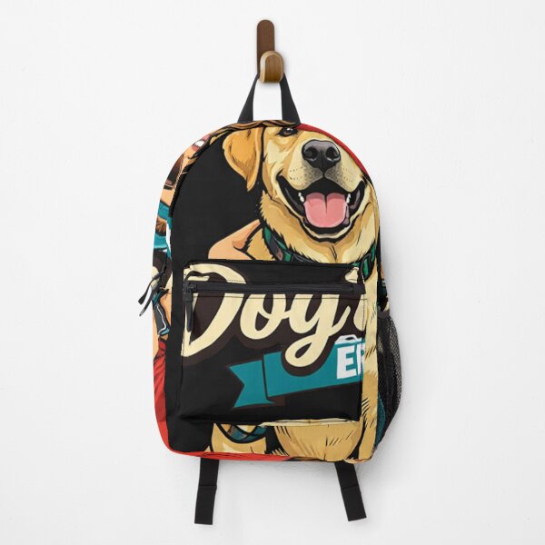Item preview, Happy Dog Owner Era Cartoon Illustration designed and sold by Tsugraf Designs.