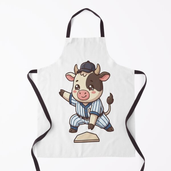 Item preview, Cute Cow Playing Baseball designed and sold by Ella_Sketch.