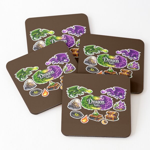 Item preview, Dragon Tales Sticker Set — Fantasy Dragons, Magic & Adventure Art designed and sold by Yasmine Mohammed.
