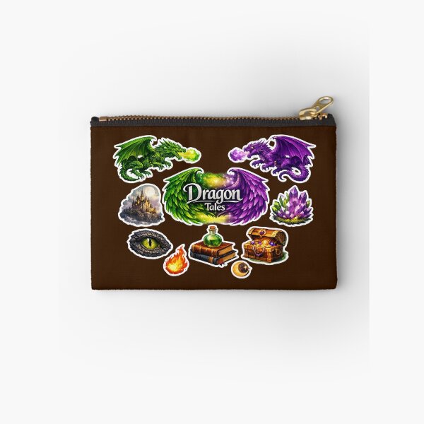 Item preview, Dragon Tales Sticker Set — Fantasy Dragons, Magic & Adventure Art designed and sold by Yasmine Mohammed.