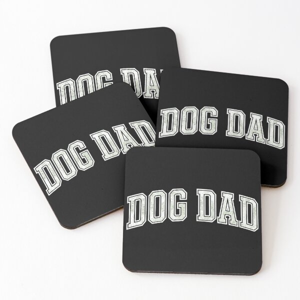 Artikelvorschau, Dog Dad Varsity Glitzer-T-Shirt mit strukturierter Grafik entworfen und verkauft von OlyvieArt.