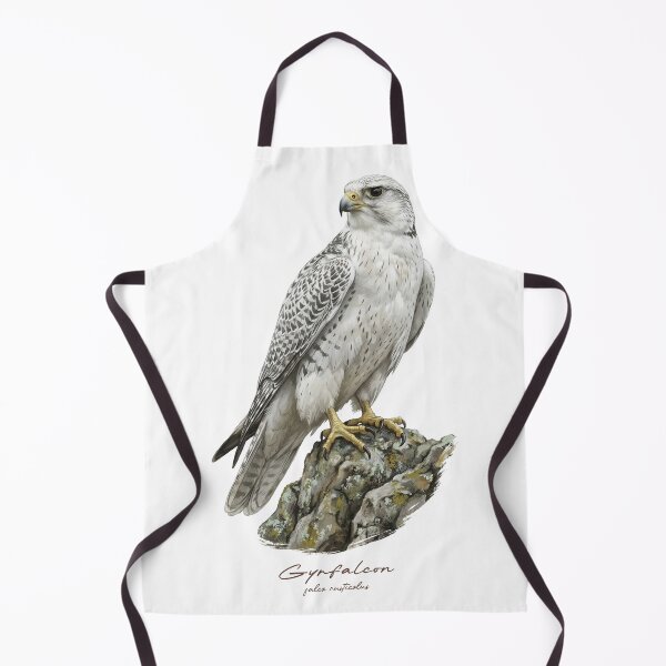 Item preview, White Falcon on Mossy Rock  designed and sold by Takeda-art.