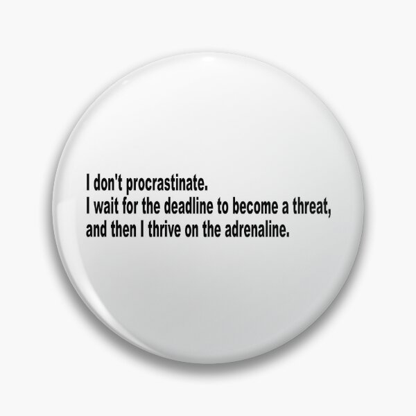 Item preview, I don't procrastinate designed and sold by DT creations.