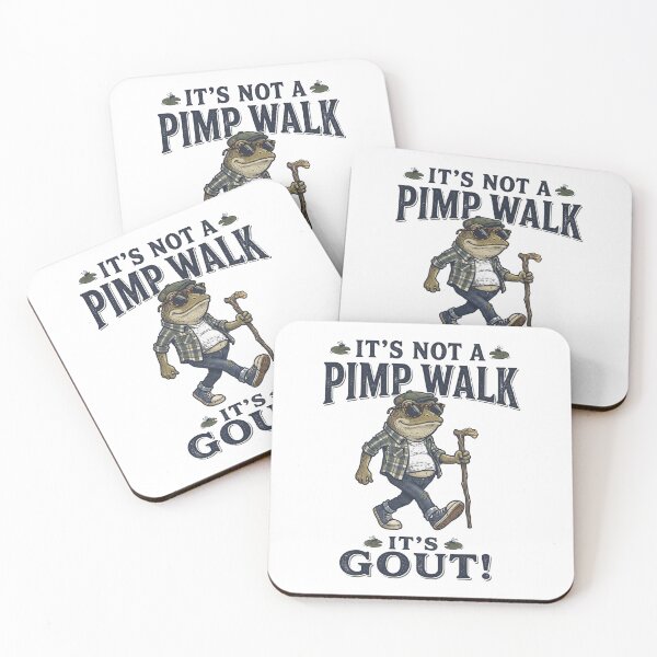 Item preview, It’s Not A Pimp Walk It’s Gout Frog designed and sold by siennalabeoo.