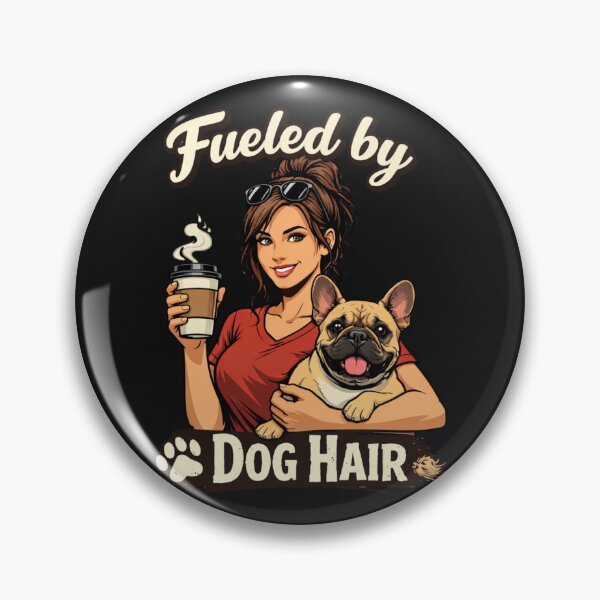 Item preview, Fueled by Dog Hair Woman Small Canine Coffee designed and sold by Tsugraf Designs.