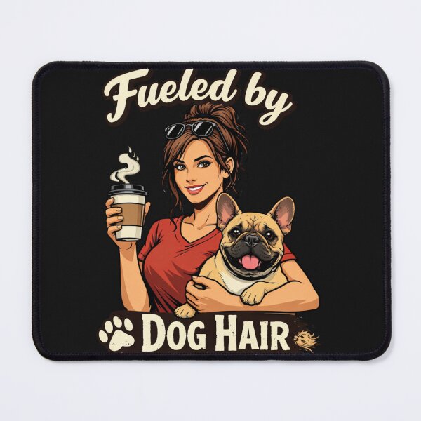 Item preview, Fueled by Dog Hair Woman Small Canine Coffee designed and sold by Tsugraf Designs.