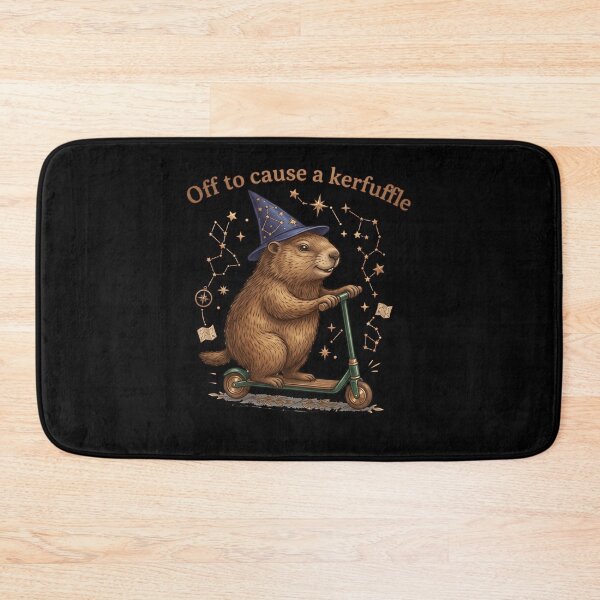 Item preview, Off to Cause a Kerfuffle Capybara designed and sold by siennalabeoo.