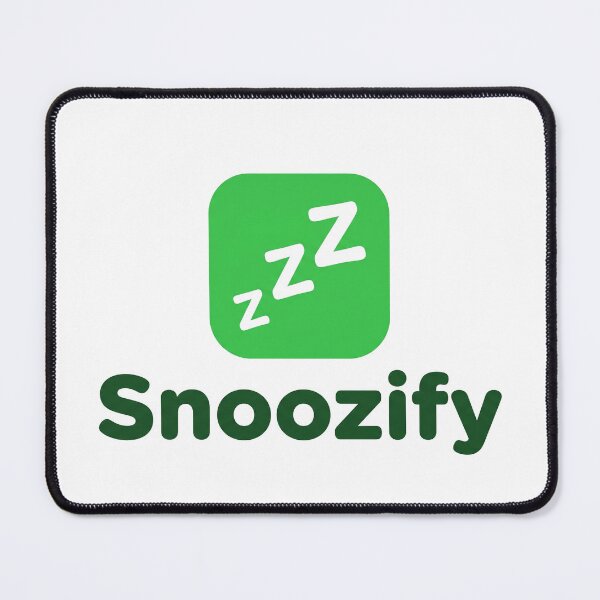 Item preview, Snoozify Funny Sleep Music Parody Logo designed and sold by ⭐Anistore⭐.