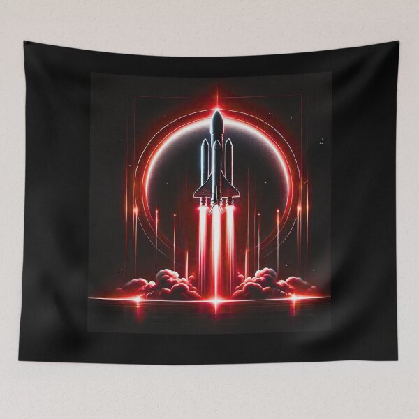 Item preview, European Space Agency Inspired Retro Space Exploration Emblem Design designed and sold by TEEJAMBOREE.