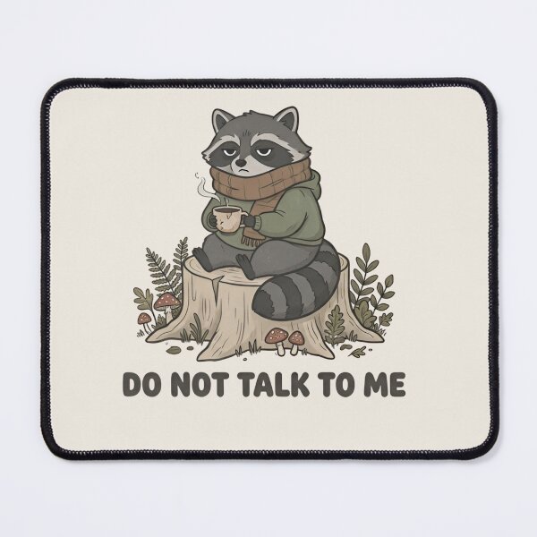 Item preview, Do Not Talk To Me Raccoon Shirt – Funny Grumpy Trash Panda Meme Tee, Introvert Humor designed and sold by ZyxDes.