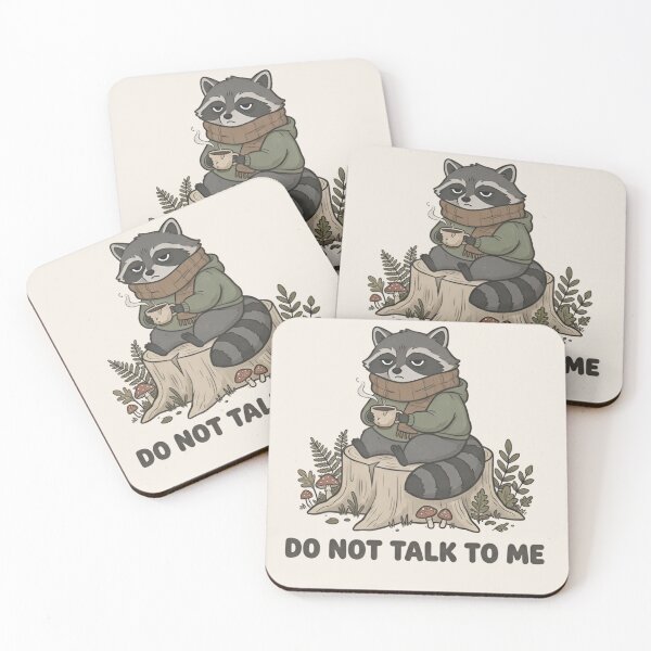 Item preview, Do Not Talk To Me Raccoon Shirt – Funny Grumpy Trash Panda Meme Tee, Introvert Humor designed and sold by ZyxDes.