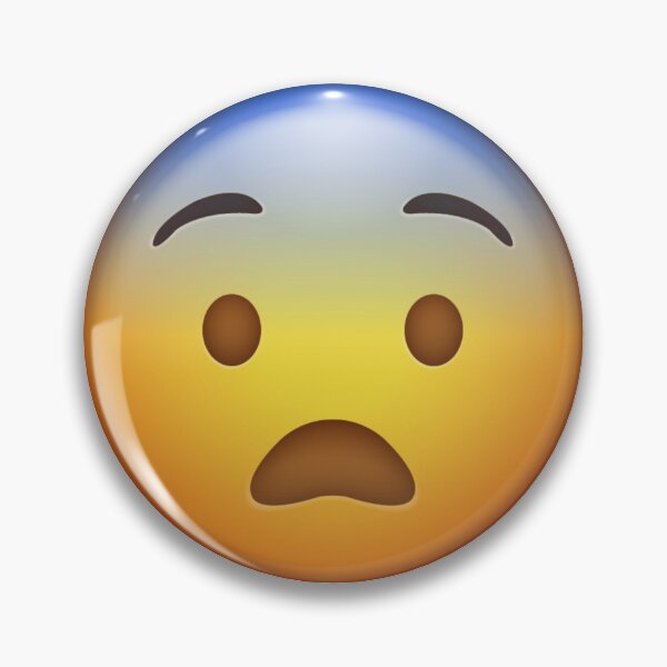 Item preview, Fearful Emoji Panic Shock Scared Mood designed and sold by Tom-Riley.