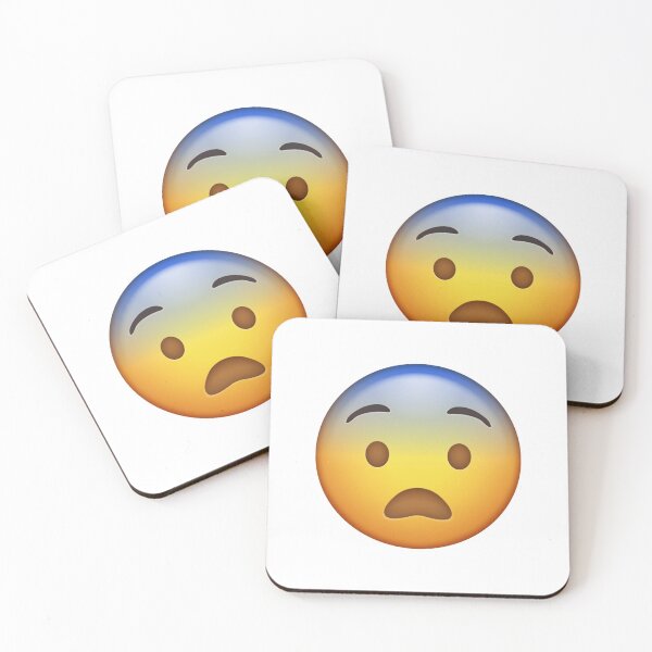 Item preview, Fearful Emoji Panic Shock Scared Mood designed and sold by Tom-Riley.