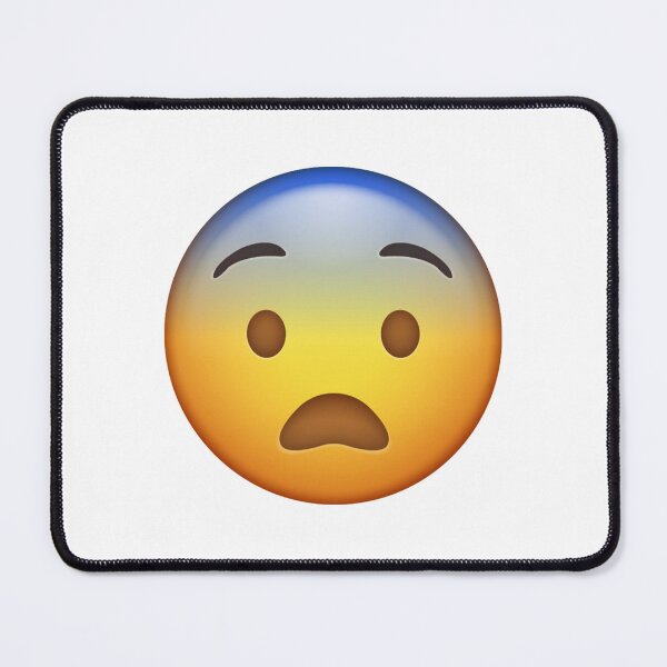 Item preview, Fearful Emoji Panic Shock Scared Mood designed and sold by Tom-Riley.