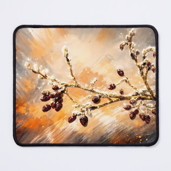 Item preview, Winter Branch with Berries designed and sold by cuprum.