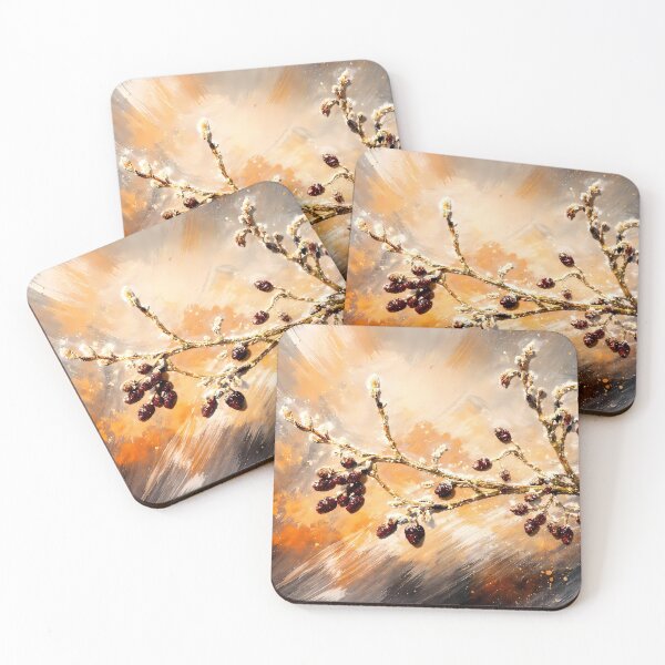 Item preview, Winter Branch with Berries designed and sold by cuprum.