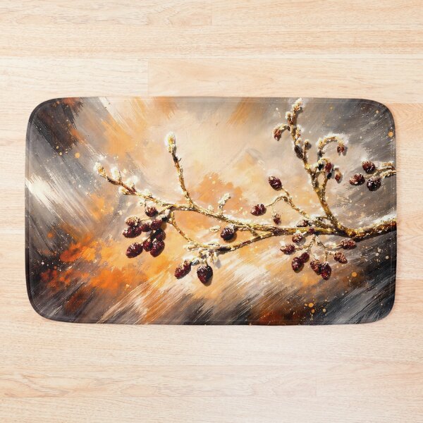 Item preview, Winter Branch with Berries designed and sold by cuprum.