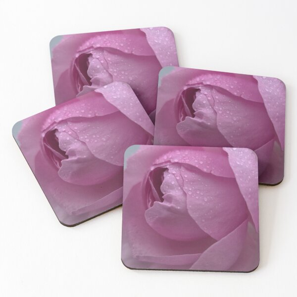 Item preview, ​Raindrop Rose Petals - Soft Pink Macro Floral designed and sold by Sir Martin.