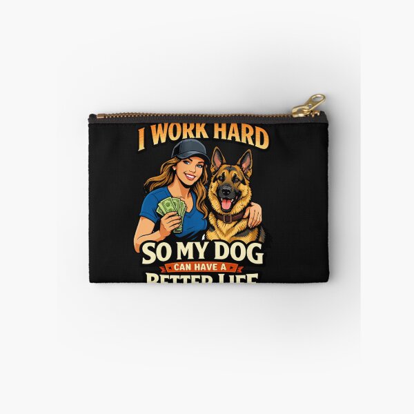 Item preview, German Shepherd Owner Earning for Pet's Happy Life designed and sold by Tsugraf Designs.