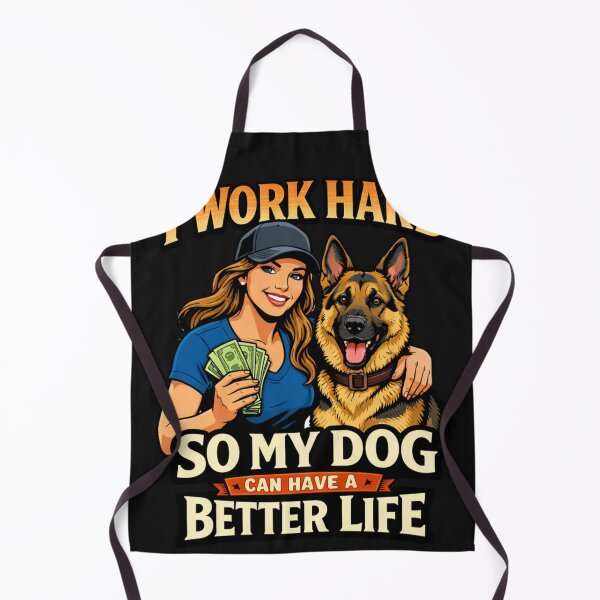 Item preview, German Shepherd Owner Earning for Pet's Happy Life designed and sold by Tsugraf Designs.