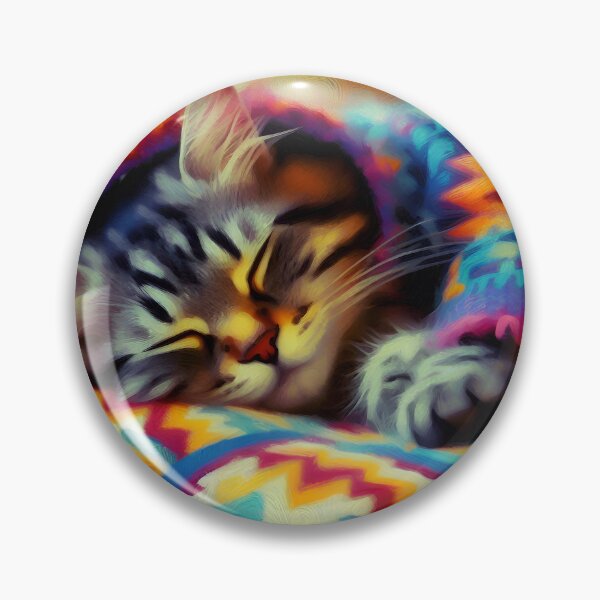 Item preview, Cozy Kitten in a Warm Blanket designed and sold by TinCatOutPost.