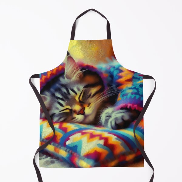 Item preview, Cozy Kitten in a Warm Blanket designed and sold by TinCatOutPost.