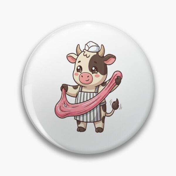 Item preview, Cute Cow Making Pink Candy designed and sold by Ella_Sketch.