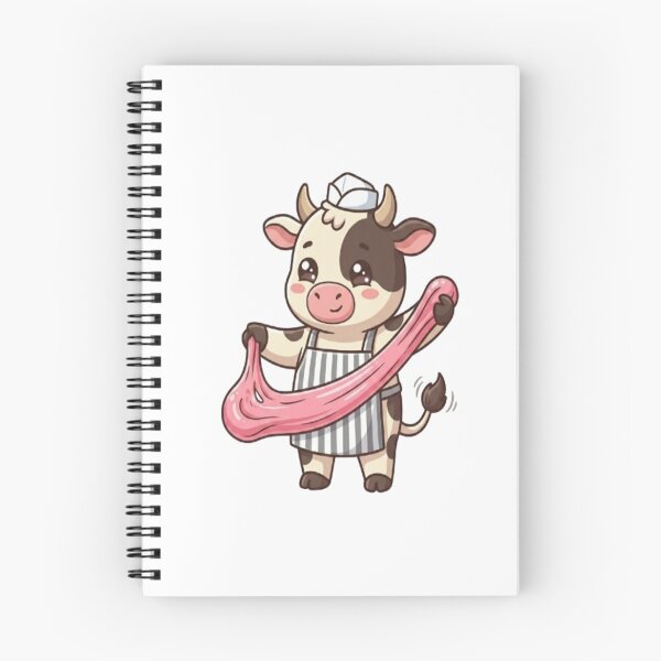 Item preview, Cute Cow Making Pink Candy designed and sold by Ella_Sketch.