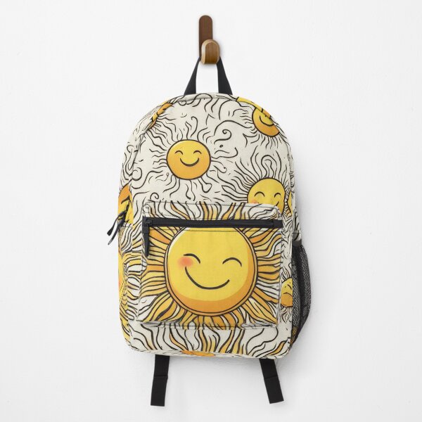 Item preview, Cheerful Smiling Suns Whimsical Doodle Pattern designed and sold by pinkal.