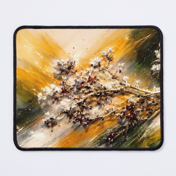 Item preview, Dynamic Blossoms on Abstract Background designed and sold by cuprum.