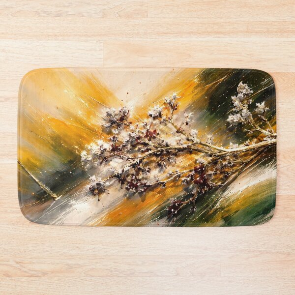 Item preview, Dynamic Blossoms on Abstract Background designed and sold by cuprum.
