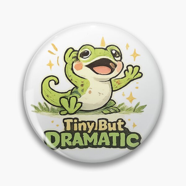 Item preview, Tiny But Dramatic Funny Cute Gecko Lizard designed and sold by Northline Creative.
