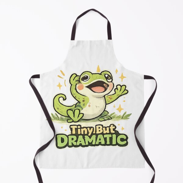 Item preview, Tiny But Dramatic Funny Cute Gecko Lizard designed and sold by Northline Creative.